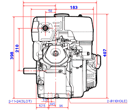 Small Engine Suppliers - Engine Specifications and Line Drawings for