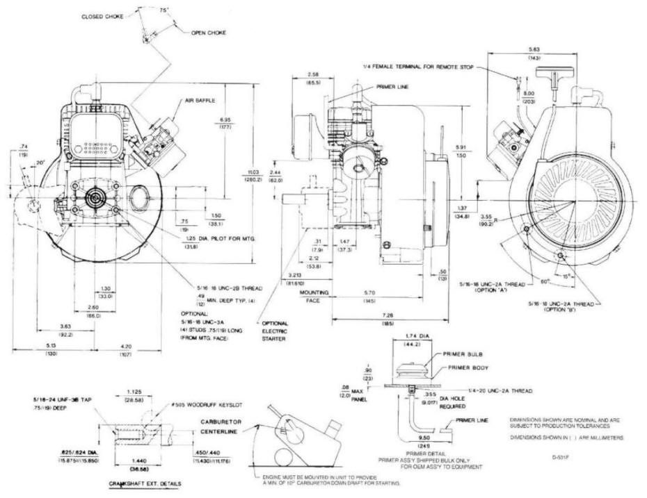 Line drawing for Tecumseh HSK600