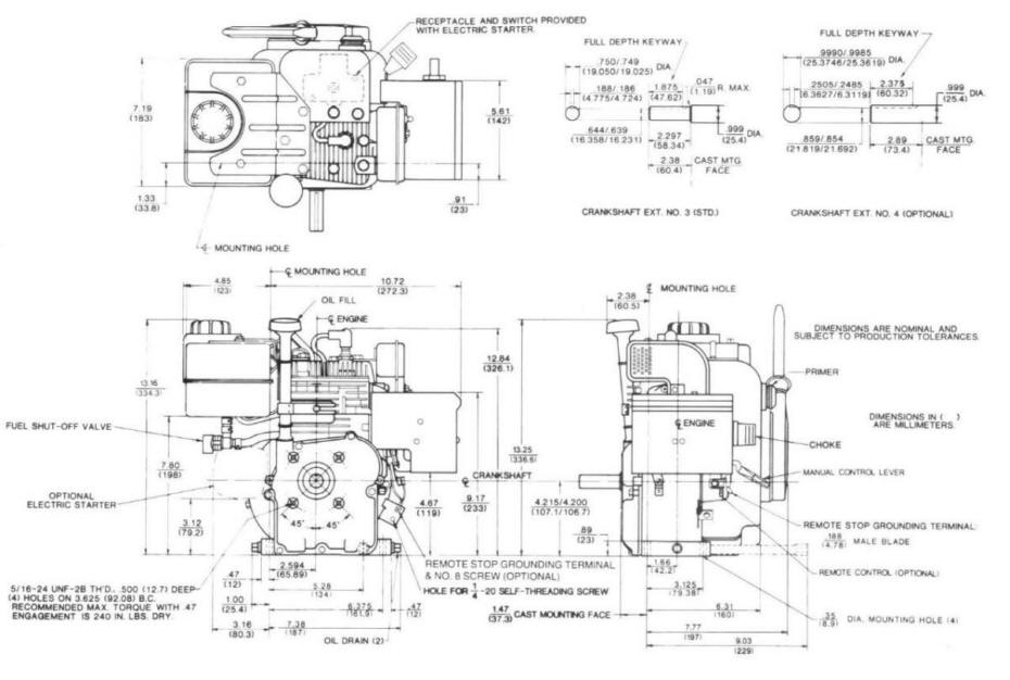 Line drawing for Tecumseh HSSK50