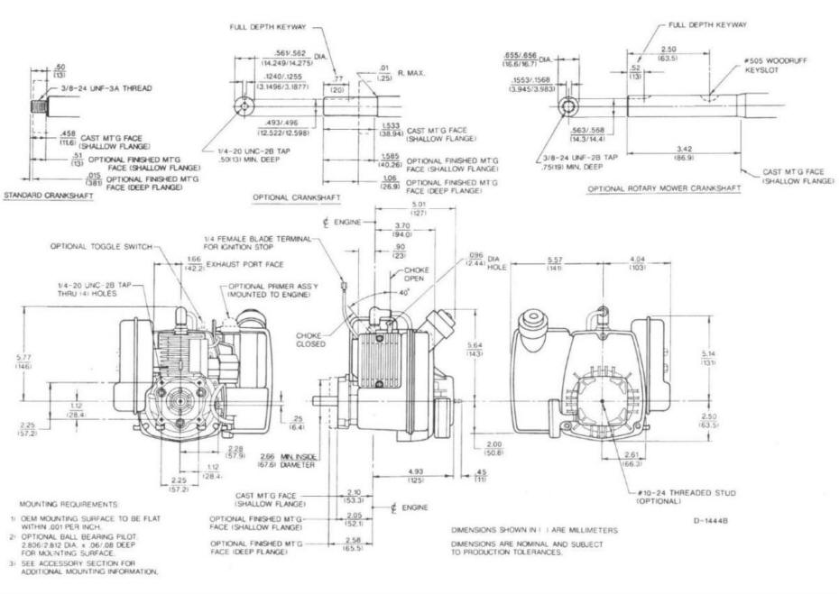 Line drawing for Tecumseh TC300