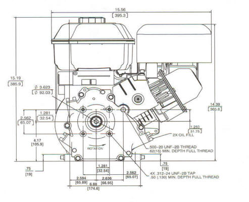 123400 Series Line Drawing