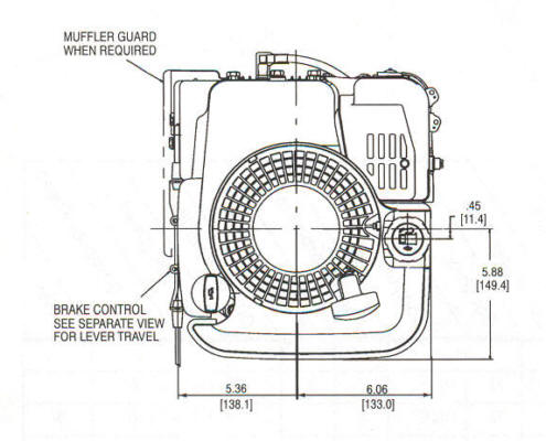 123K00 Series Line Drawing mounting