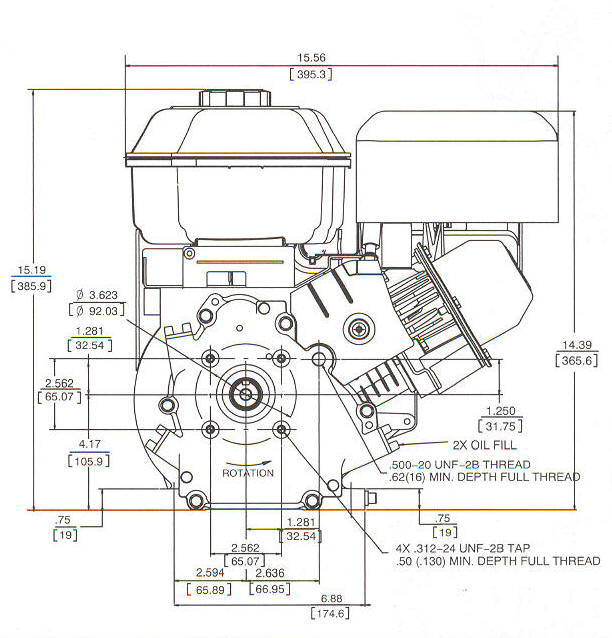 126400 Series Line Drawing