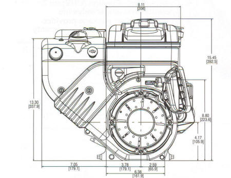 12D400 Series Line Drawing