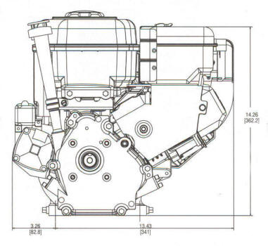 12D400 Series Line Drawing 