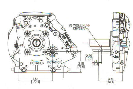 12D400 Series Line Drawing