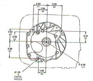 12J800 Series Line Drawing mounting