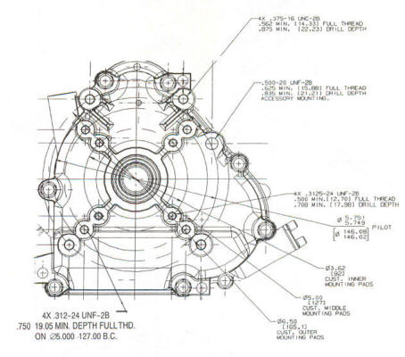 202400 Series Line Drawing mounting