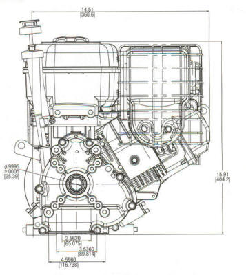 204400 Series Line Drawing mounting