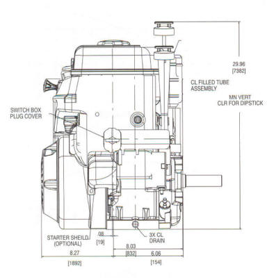 20D400 Series Line Drawing