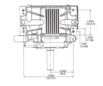 20D400 Series Line Drawing