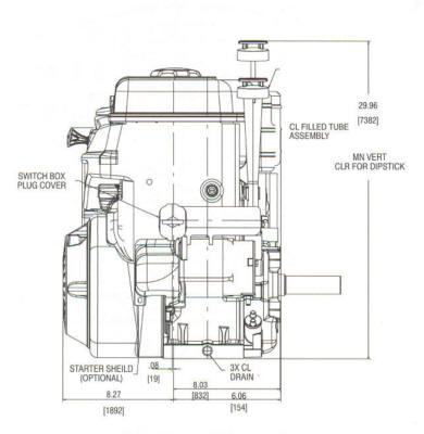 20F400 Series Line Drawing