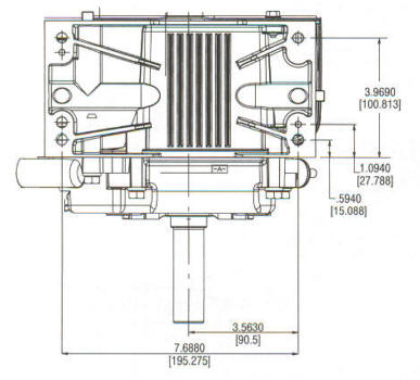 20F400 Series Line Drawing