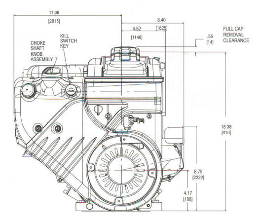 20F400 Series Line Drawing mounting