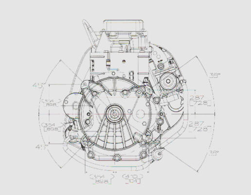 216900 Series Line Drawing mounting