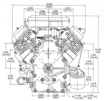 303700 Series Line Drawing mounting