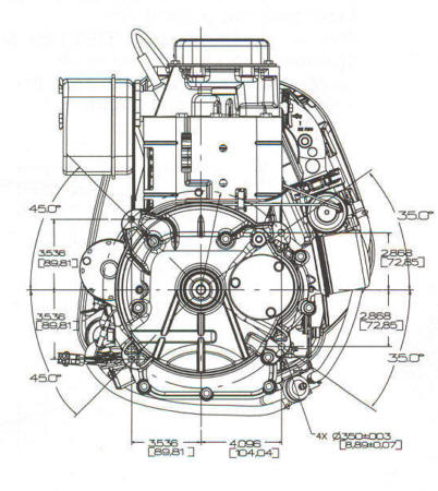 31L700 Series Line Drawing mounting