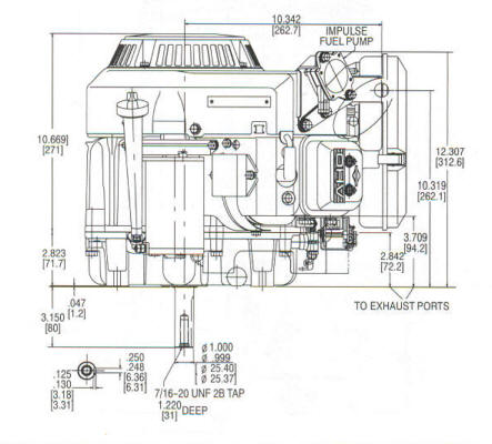 350700 Series Line Drawing mounting