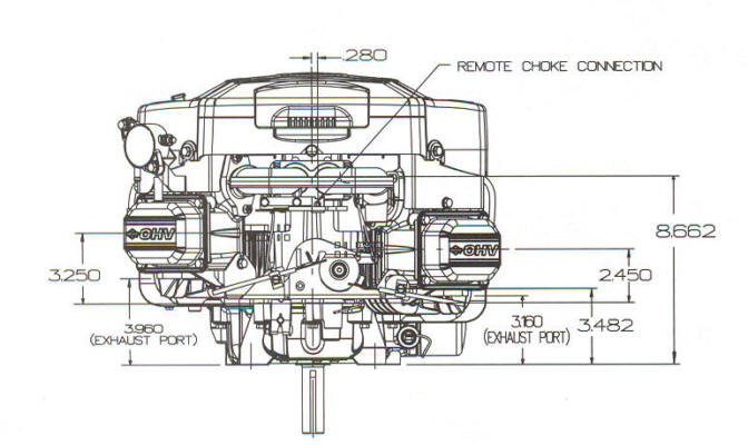 40H700 Series Line Drawing