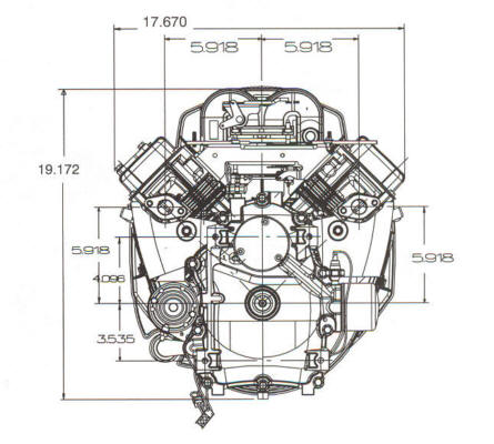 40H700 Series Line Drawing mounting