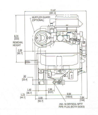 92200 Series Line Drawing mounting