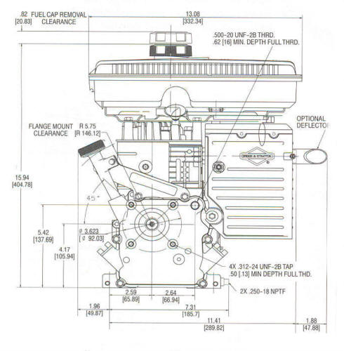 93400 Series Line Drawing