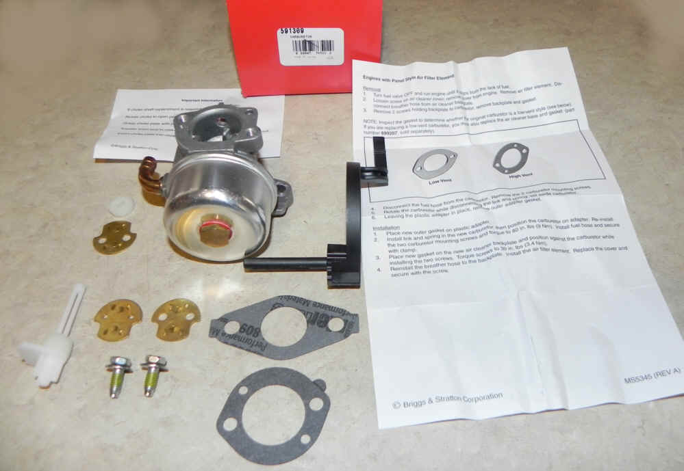 Kit Carburatore The ROP Shop Per Briggs & Stratton | Modelli 121A02, 122002 E Affini