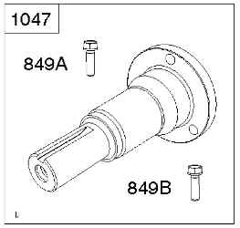 Briggs Stratton Stub Shaft Kit Part No. 841304