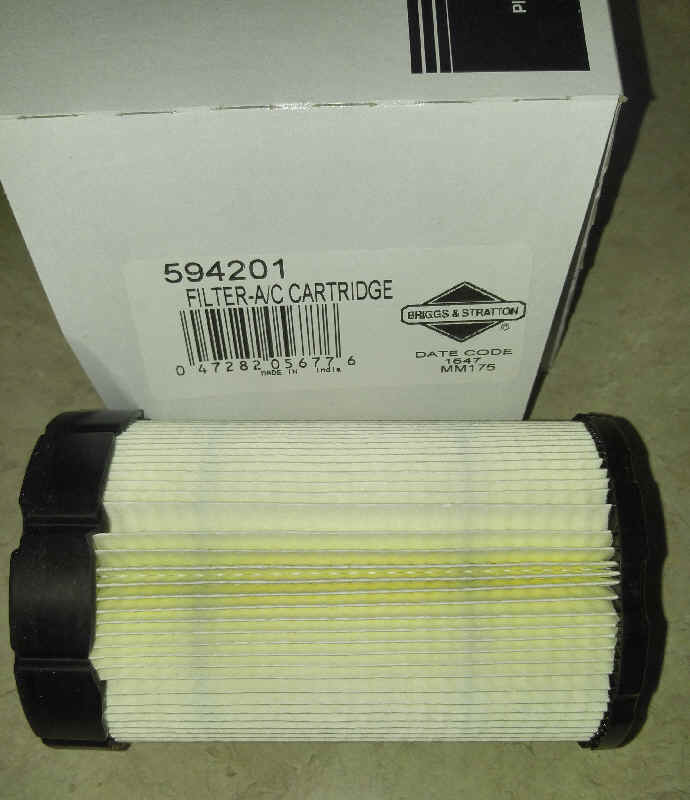 Briggs & Stratton Air Filters Part No. 594201