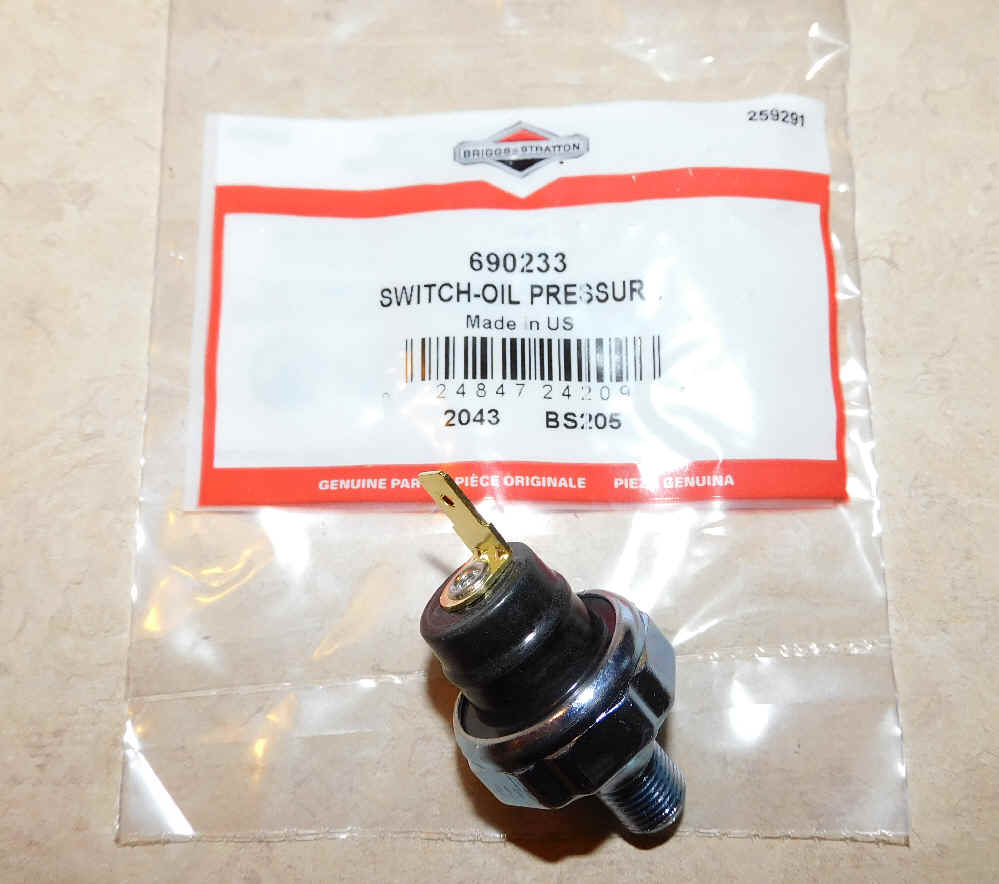 Briggs & Stratton Oil Pressure Switch Part No 690233