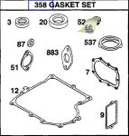 Briggs Stratton Gasket Set Part No. 494241