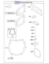 Briggs Stratton Gasket Set Part No. 841188