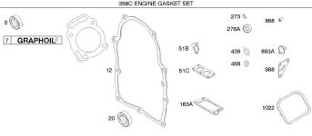 Briggs Stratton Gasket Set Part No. 84006735