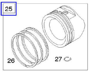 Briggs Stratton Piston Part No. 792072