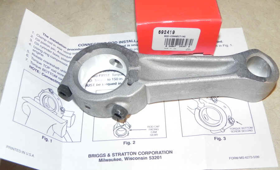 Part Briggs & Stratton 293505 Connecting Rod Genuine Original Equipment Manufacturer OEM 