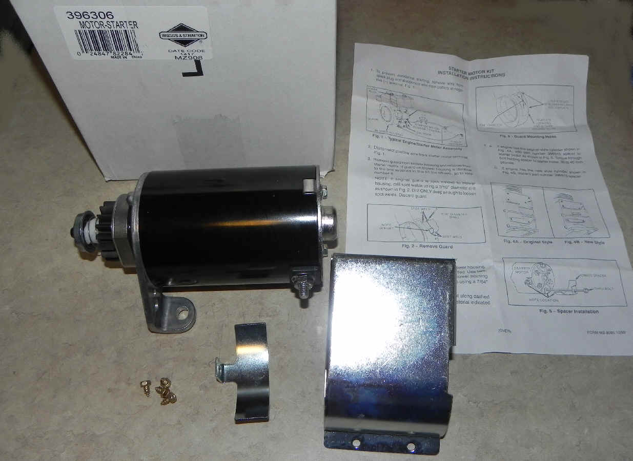 Briggs & Stratton Electric Starter Part No. 396306