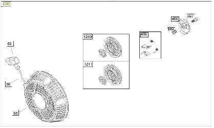 Briggs Rewind Starter Part No 591781