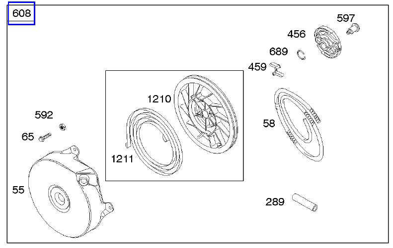 Briggs Rewind Starter Part No 699105