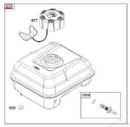 Briggs Stratton Fuel Tank Part No 591025