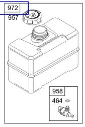 Briggs Stratton Fuel Tank Part No 691993