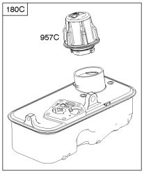 Briggs Stratton Fuel Tank Part No 795473