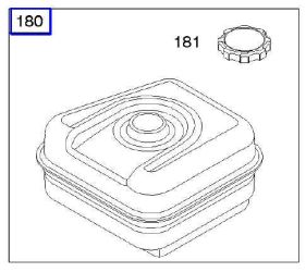 Briggs Stratton Fuel Tank Part No 795832