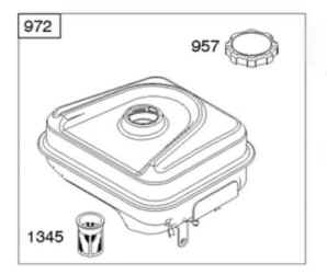 Briggs Stratton Fuel Tank Part No 798494
