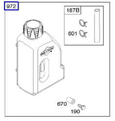 Briggs Stratton Fuel Tank Part No 799111