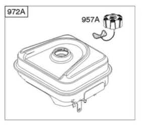 Briggs Stratton Fuel Tank Part No 799325