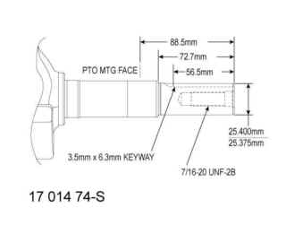 Kohler Crankshaft 17 014 74-S