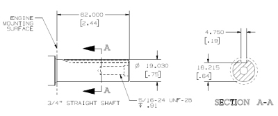 Straight Shaft for CH270 engines