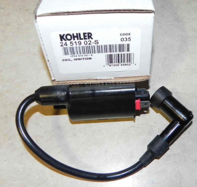 Kohler Ignition Coil Part No. 24 519 02-S