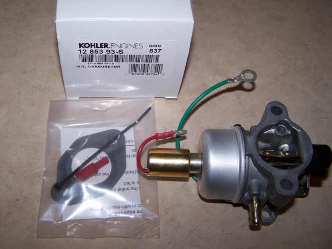 Kohler Carburetor - Part No. 12 853 93-S