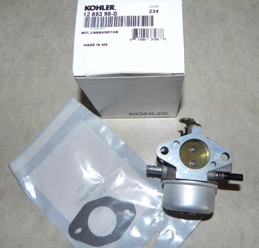 Kohler Carburetor - Part No. 12 853 98-S